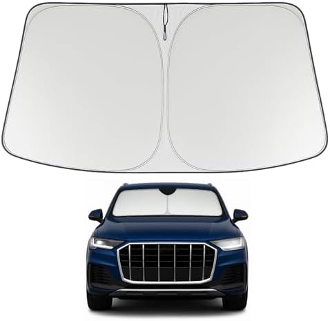 Proadsy Custom Fit 2017-2026 Audi Q7 Windshield Sun Shade, Blocks Heat by Proadsy