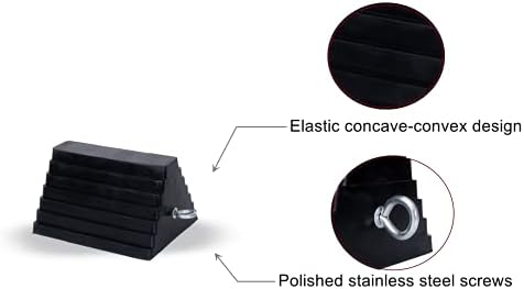 Wheel Chocks Rubber Heavy Duty Wheel Chocks - Image 3