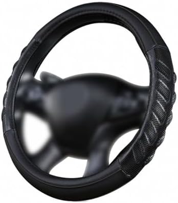 Flying Banner car Steering Wheel Cover Faux Leather Massage Universal fit 3D by FlyingBanner