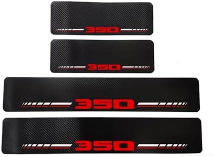 Car Door Sill Protectors for Ford F-350 F350 Super Duty Accessories，RED - Image 5