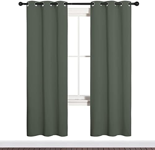 NICETOWN Dark Mallard Blackout Curtains - Image 2
