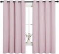 NICETOWN Blackout Curtain Panels, 1 Pair, 55 x 68-inch, Lavender Pink by NICETOWN