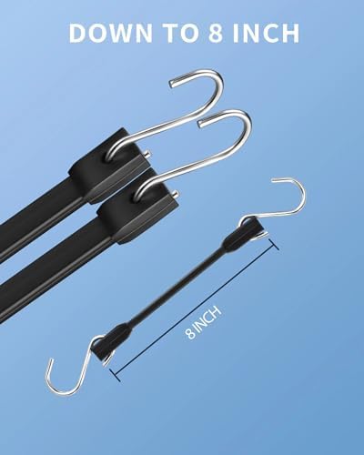 Lucky Straps 8 Inch Short Rubber Bungee Cords - Image 2