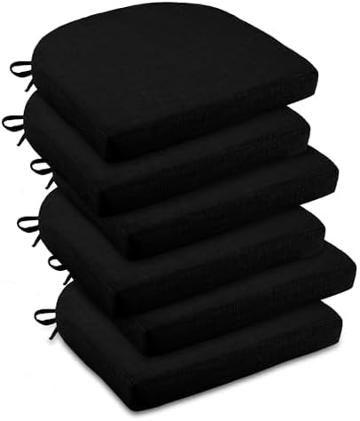 downluxe Indoor Chair Cushions for Dining Chairs, Soft and Comfortable Textured by Downluxe