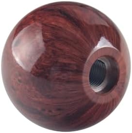 DEWHEL Aluminum Classic Weighted Wooden Type R Manual 5 Speed Gear Shift Knob - Image 4