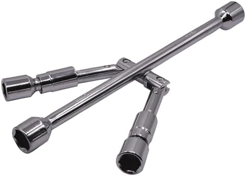14-Inch Foldable 4-Way Lug Wrench Set by ZYHW