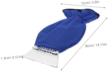 Heated Ice Scraper Mitt Car Window Snow Removal Shovel Brush Gloves Car Removal - Image 2