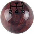 DEWHEL Aluminum Classic Weighted Wooden Type R Manual 5 Speed Gear Shift Knob by DEWHEL