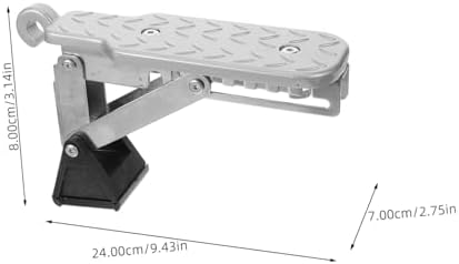 PRETYZOOM Aluminum Car Door Step Folding Tire Step - Image 2