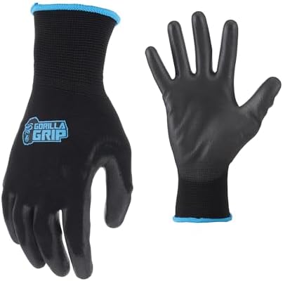 Gorilla Grip Work Gloves, Never Slip Maximum Grip All-Purpose, Gloves by Unknown