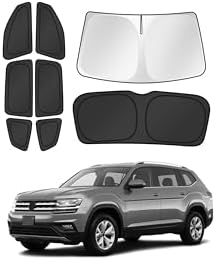 Canvcle Window Shades for 2018-2025 2026 Volkswagen VW Atlas Accessories by Canvcle