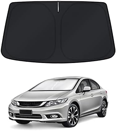 KUST Windshield Sun Shade for 2006–2009 2010 2011 Honda Civic Accessories by KUST