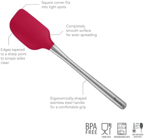 Tovolo Flex-Core Silicone Spatula Metal Handle - Image 2