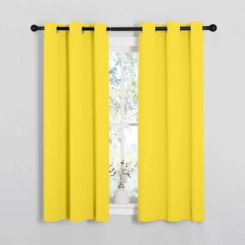 NICETOWN Window Curtain Panels, Thermal Insulated Solid Grommet Draperies/Drapes by NICETOWN