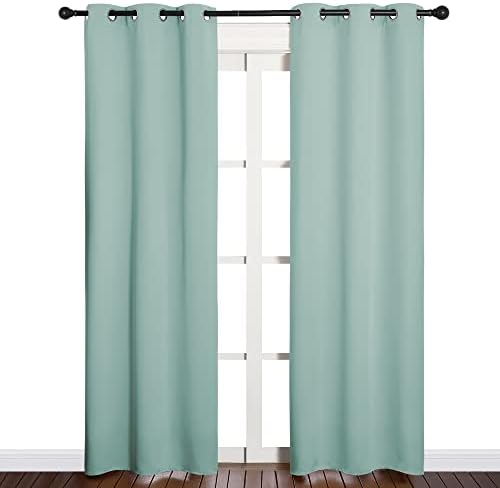 NICETOWN Window Curtain Panels, Thermal Curtains Insulated Solid Grommet - Image 2