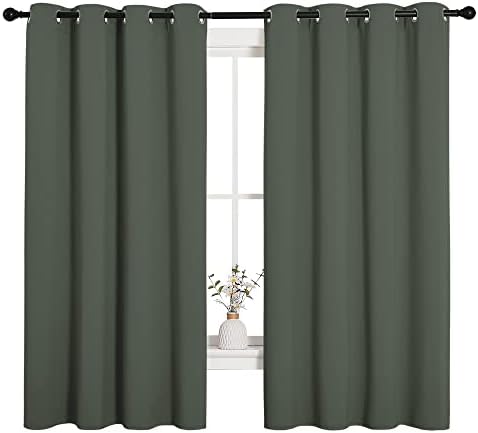 NICETOWN Dark Mallard Blackout Curtains - Image 2