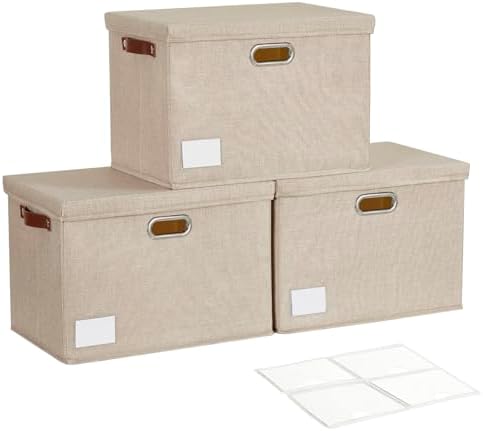 17" Large Fabric Storage Box by Roobyl