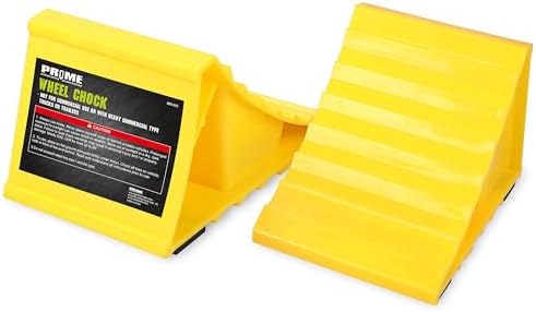 PR1ME Wheel Chocks with Non-Slip Base by Prime1