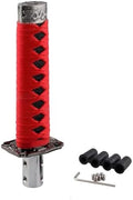 RYANSTAR Katana Shift Knob Samurai Sword Design 4 Adapters Red Black by RYANSTARRACING