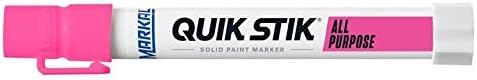 Markal 61044 Quik Stik All Purpose Solid Paint Marker, Fluorescent Pink - Image 3