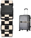 Luggage Straps for Suitcases, Heavy Duty Travel Belt by JYCardPKT