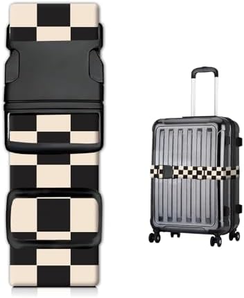 Luggage Straps for Suitcases, Heavy Duty Travel Belt by JYCardPKT