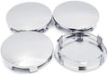 Rhinotuning 83mm/76.4mm Chrome Silver ABS Car Wheel Center Hub Caps Replace by RTRHINOTUNING