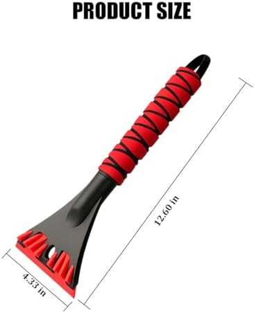 Car Ice Scraper, Scratch Free Vehicle Window Glass Snow Frost Removal Tool - Image 2