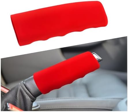Car Handbrake Cover, Anti-Slip Silicone Auto Hand Brake Comfortable Handle Grip by Unknown