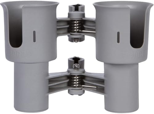 ROBOCUP, Patented Clamp On Boat Cup Holder |Multifunction Dual Drink Caddy - Image 4