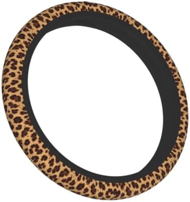 Leopard Steering Wheel Covers Non Slip Neoprene Steering Wheel Protector Cover - Image 5