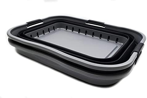 SAMMART 42L Collapsible Plastic Laundry Basket - Image 2