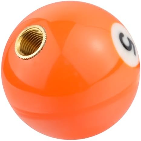 5 Ball Billiard Shift Knob Polished Car Racing Gear Shifter Grip - Image 5