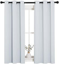 NICETOWN Greyish White Blackout Curtains by NICETOWN