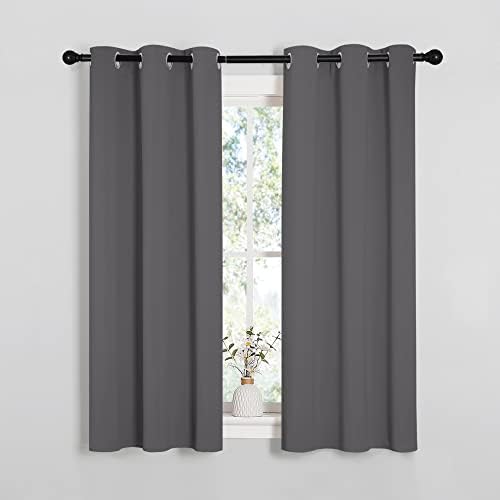 NICETOWN Gray Blackout Curtains - Image 2