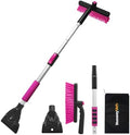 YeewayVeh 39in Car Snow Brush Ice Scraper 360° Rotating, Magenta Pink by YeewayVeh