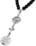 BVB Stainless Steel Guardian Angel Psalm 91:11 Cross Car Mirror Charm by BVB