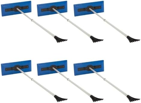 Snow Joe 6 Pack 18 Telescoping Snow Broom & Ice Scraper, Foam Brush by SnowJoe