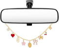 Cute Car Hanging Ornament Golden Rear View Mirror Charm by BEAMARKER