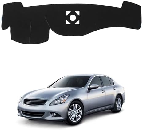 Dashboard Mat Cover for Infiniti G25 G25X G35 G35X G37 G37X 2008-2013, Q40 Q60 by BOLTRY