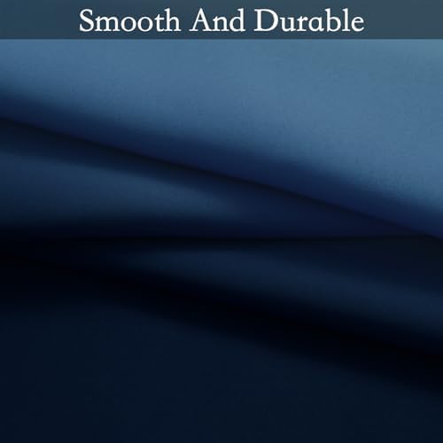 SimpleHome Ombre Gradient Blue White to Gray Curtains - Image 6