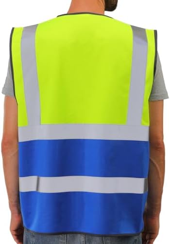 Dib Safety Hi Vis Reflective Safety Vest - Image 2