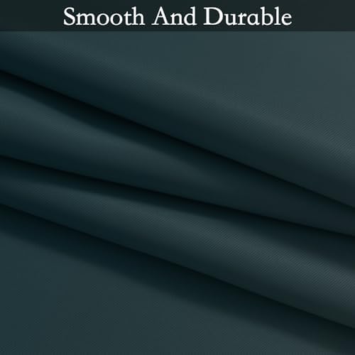 SimpleHome Ombre Stone Blue to Grey White Curtains - Image 7