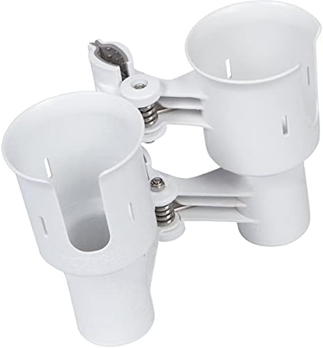 ROBOCUP, Patented Clamp On Boat Cup Holder |Multifunction Dual Drink Caddy - Image 5