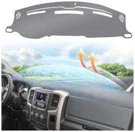 CARTIST Gray Dash Cover for 2010-2018 Dodge Ram 1500 2500 3500 Dashboard Cover by cartist