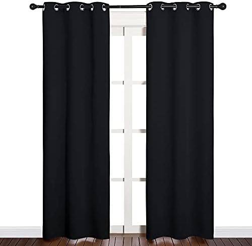 NICETOWN Black Blackout Curtains by NICETOWN