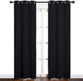 NICETOWN Black Blackout Curtains by NICETOWN