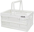Plastic crates for storage, plastic baskets for organizing, 14.96x9.84x7.87" by ZHJINGYU
