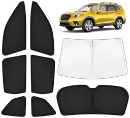 KUST Car Window Shades for Subaru Forester 2019-2024 Windshield Sun Shade Side by KUST