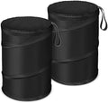 Car Trash Can, 2 Packs 2.6 Gallons Collapsible Car Garbage Can by Kincown